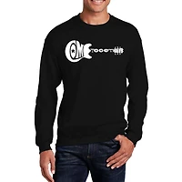 LA Pop Art Come Together - Men's Word Crew Sweatshirt