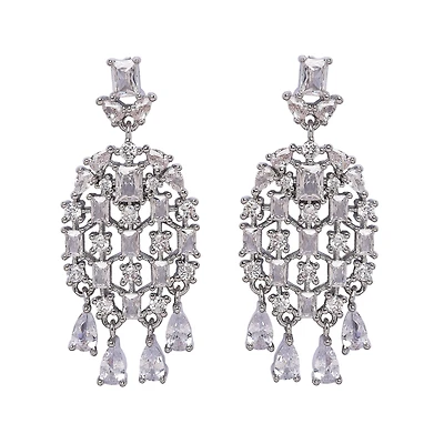 AGP PARIS Womens Classy Dewdrop-Inspired Drop Earrings