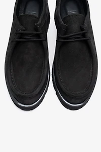 Forever & Always Womens Talia Leather Lace Up Loafer