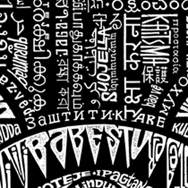 LA Pop Art Hamsa - Mens Word Crew Sweatshirt