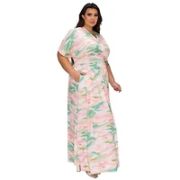 L I V D Women's Plus Reverie Empire Waist Dress