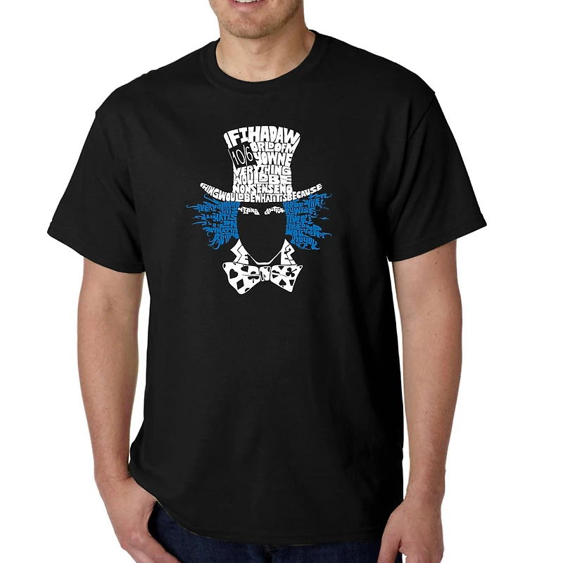 LA Pop Art Men's Word T-Shirt - The Mad Hatter
