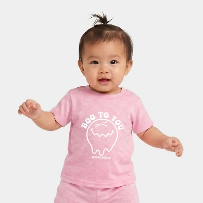 The Juniper Shop - Infant Jogger Pant Crew Set of 2 SmileyWorld Boo To You