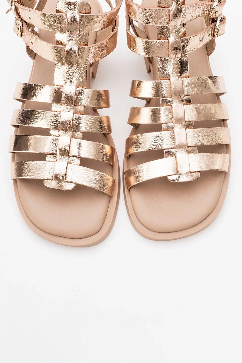 Forever & Always Womens Frade Leather Sandals