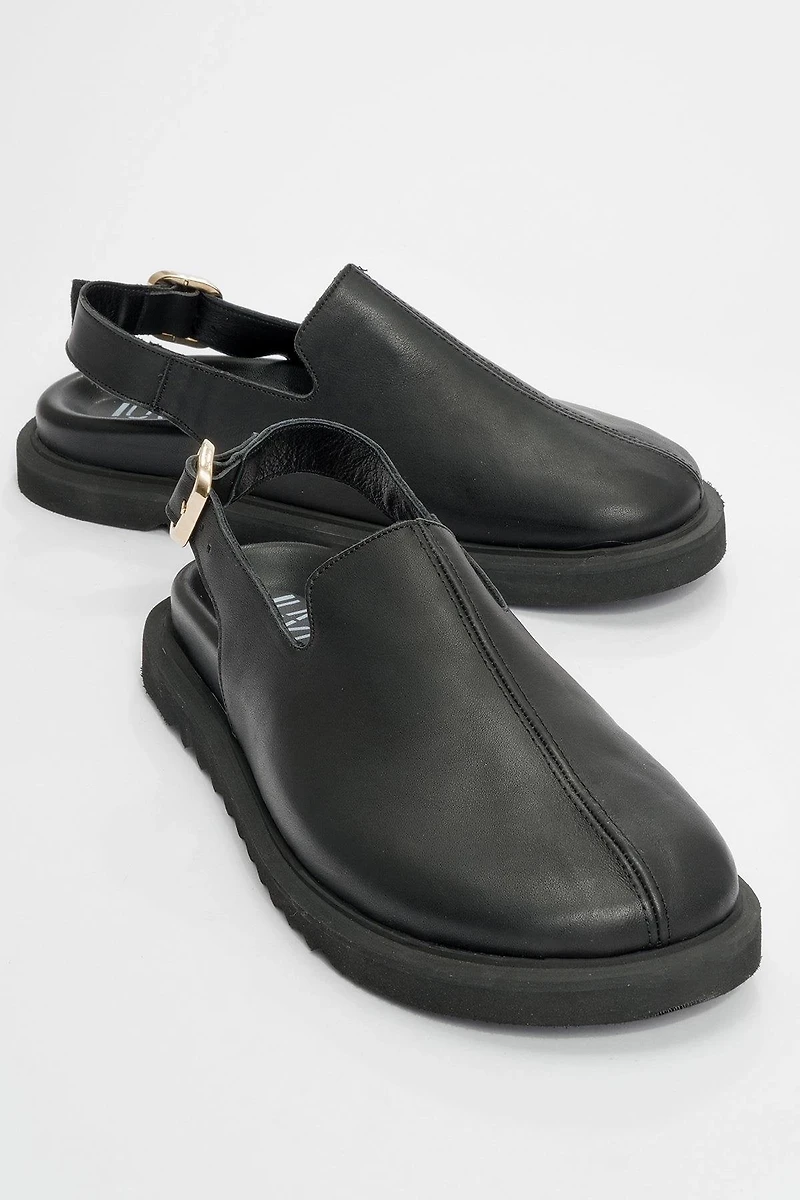 Forever & Always Womens Laby Leather Mules