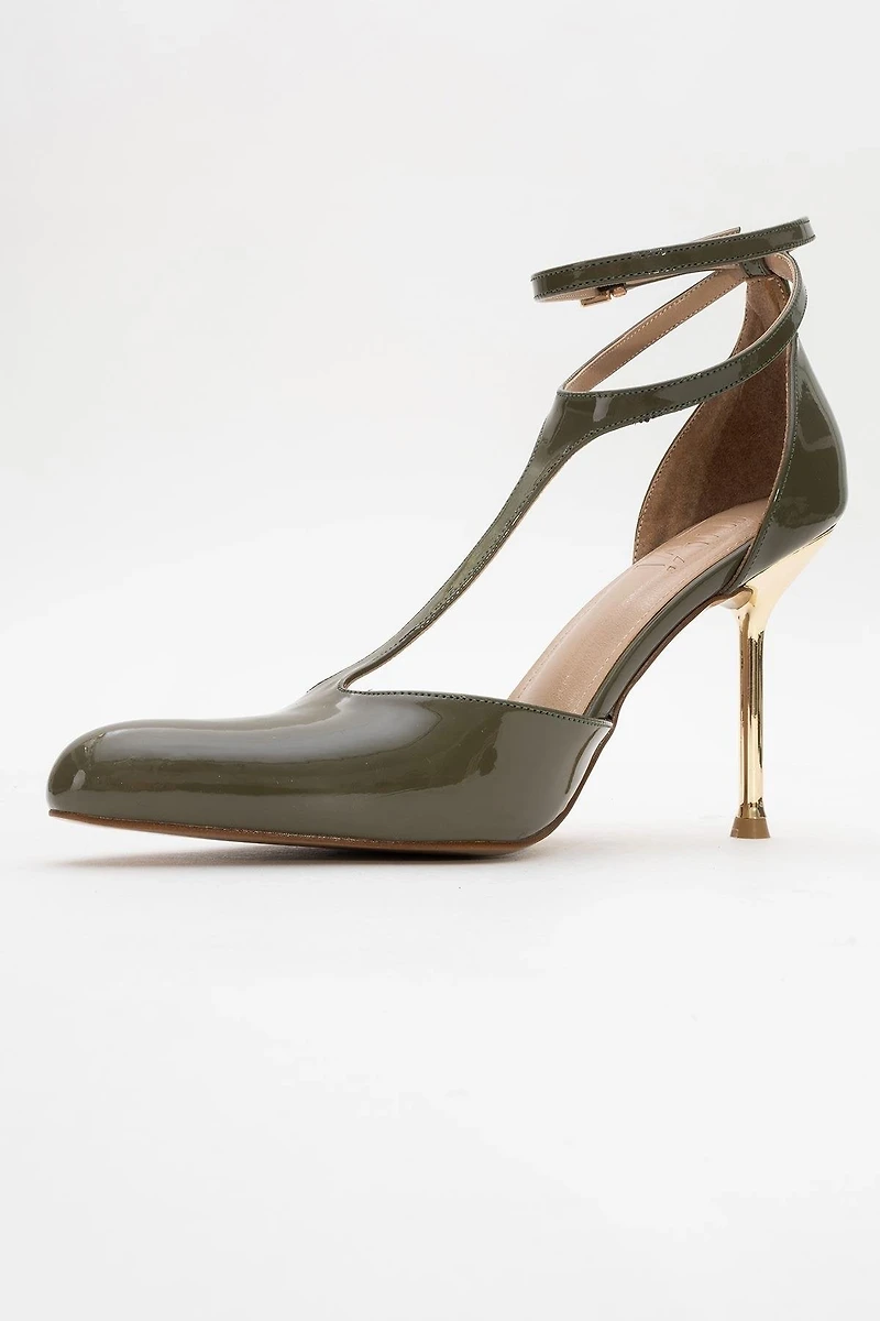 Prologue Shoes Womens Jon T Strap Pump