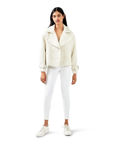 Belle & Bloom Womens Power Over Me Tweed Jacket