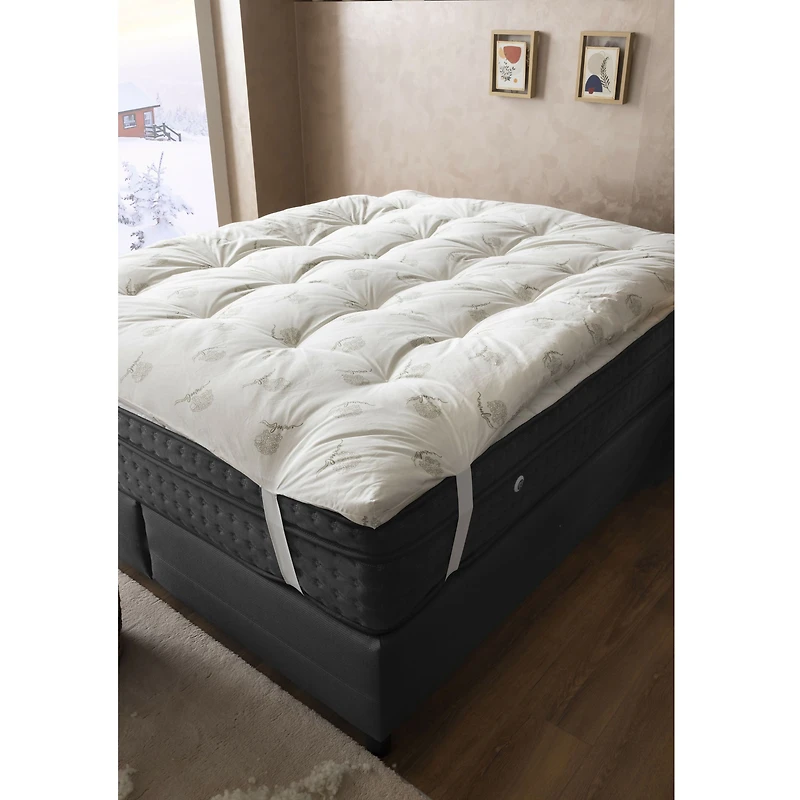 Wear Sierra Duvetta Natural Wool Mattress Topper