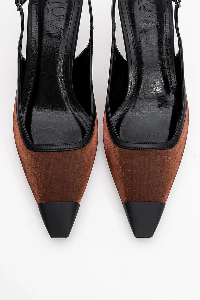 Prologue Shoes Womens Alive Satin Pointed Toe Pump