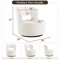 GOODSILO Sturdy Frame Upholstered Accent Chair