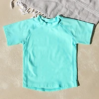 Leveret Baby Short Sleeve UPF 50+ Sun Protection Rash Guard Swim Shirt