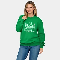 Simply Sage Market - Let's Sleep Under The Stars  Women's Graphic Sweatshirt