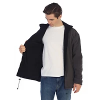 Gioberti Men's Zip Up Reversible Polar Fleece Heavy Jacket