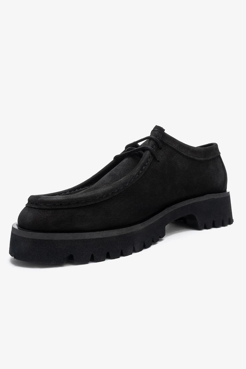 Forever & Always Womens Talia Leather Lace Up Loafer