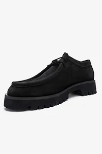 Forever & Always Womens Talia Leather Lace Up Loafer