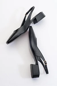 Prologue Shoes Womens State Round Toe Slingback Pump