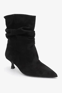 Forever & Always Womens Balei Leather Pointed Toe Boot