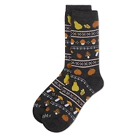 MeMoi Women's Harvest Rayon From Bamboo Crew Socks