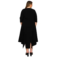 L I V D Women's Plus Vida Split Hem Dress