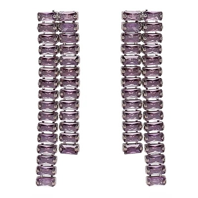 AGP PARIS Womens Diva Asymmetric Drop Earrings
