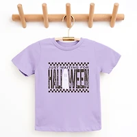 The Juniper Shop - Youth Short Sleeve Graphic T-Shirt Just Waiting For Halloween Checkered