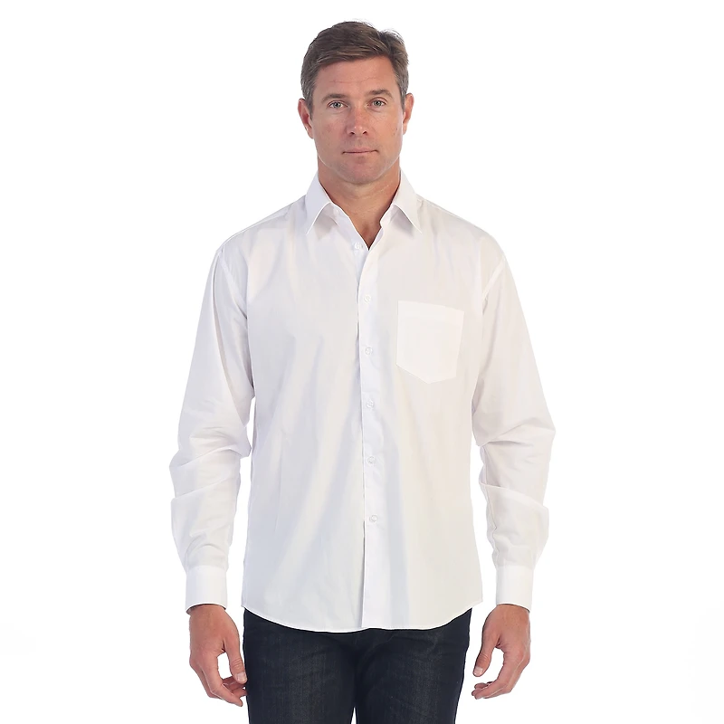 Gioberti Men's Long Sleeve Solid Dress Shirt