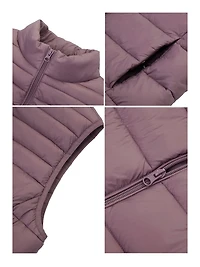 Rokka&Rolla Womens Lightweight Water-Resistant Puffer Vest