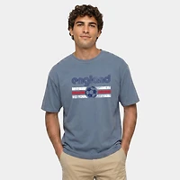 Simply Sage Market - Men's Garment Dyed Graphic T-Shirt England Soccer Flag