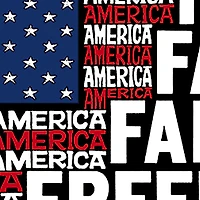 LA Pop Art Men's Word T-Shirt - Faith Flag