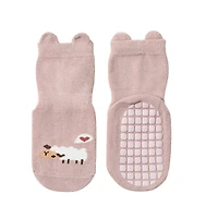 MyKids-USA Baby Cartoon Animal Non-Slip Socks - Cotton Blend Cute Grip Socks