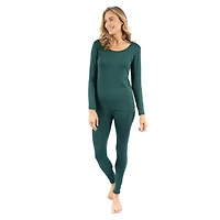 Leveret Women's Boho Solid Thermal Pajama Set