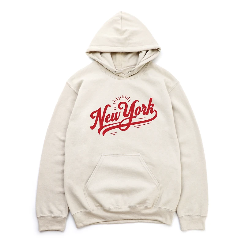 Simply Sage Market - New York Retro Red Women's Graphic Hoodie