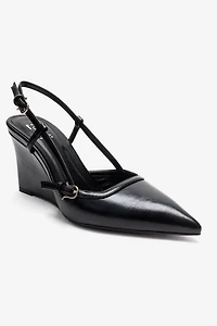 Prologue Shoes Womens Celia Pointed Toe Wedge Pump