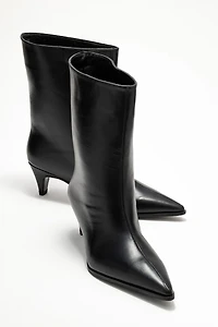 Forever & Always Womens Aleo Leather Pointed Toe Boot