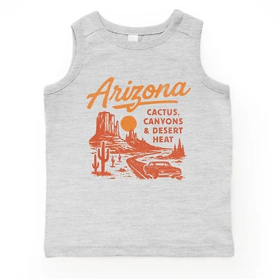 The Juniper Shop - Arizona Cactus, Canyons & Desert Heat Toddler Graphic Tank