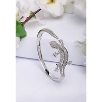 AGP PARIS Womens Diva Lizard Cuff Bracelet