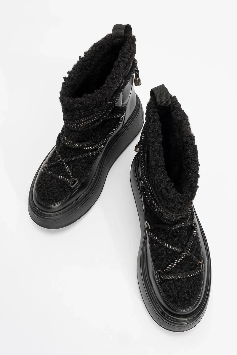 Prologue Shoes Womens Dila Fur Lined Boot