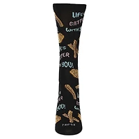 MeMoi Women's Churros & Funnel Cake Rayon From Bamboo Crew Socks