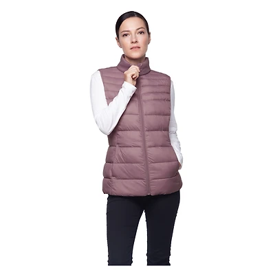 Rokka&Rolla Womens Lightweight Water-Resistant Puffer Vest