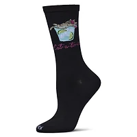 MeMoi Women's Cat-a-Tonic Rayon From Bamboo Crew Socks