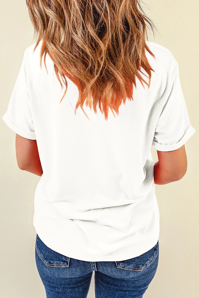 Threaded Pear Women's Sequin Star Tee