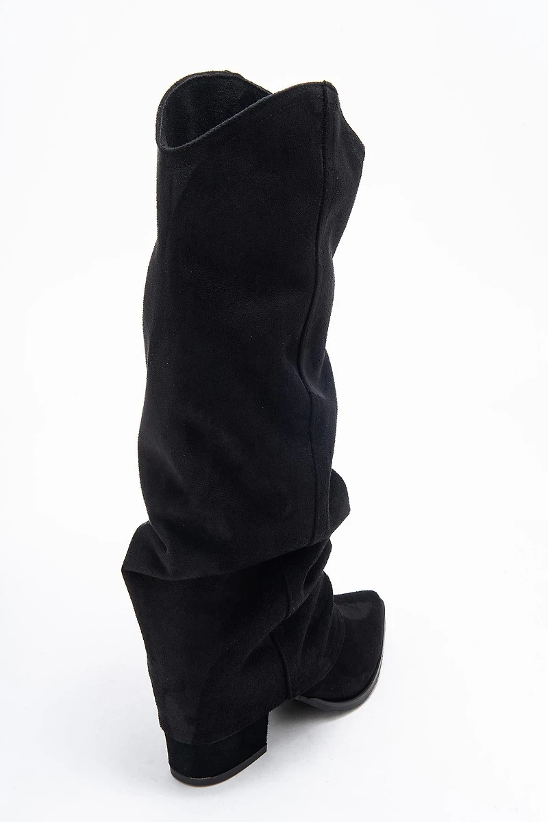 Prologue Shoes Womens Elaris Block Heel Knee High Boot