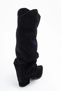 Prologue Shoes Womens Elaris Block Heel Knee High Boot