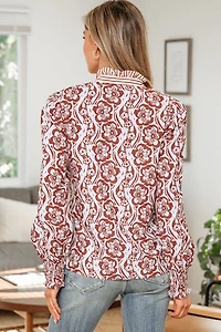 Threaded Pear Women's Amanda Long Sleeve Shirt Long Sleeve Top