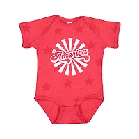 The Juniper Shop - America Rays Baby Short Sleeve Star Bodysuit