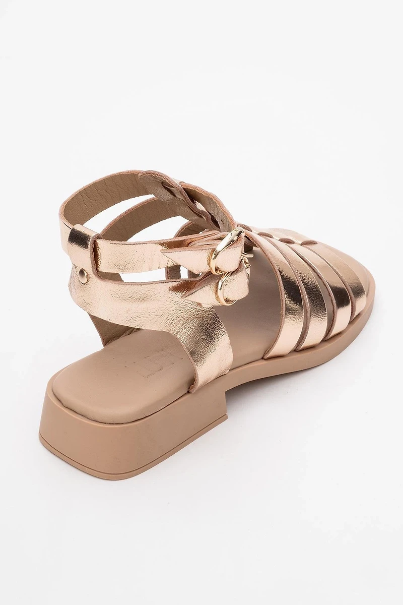 Forever & Always Womens Frade Leather Sandals
