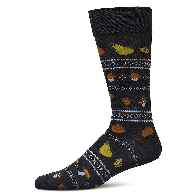 MeMoi Men's Harvest Rayon From Bamboo Crew Socks