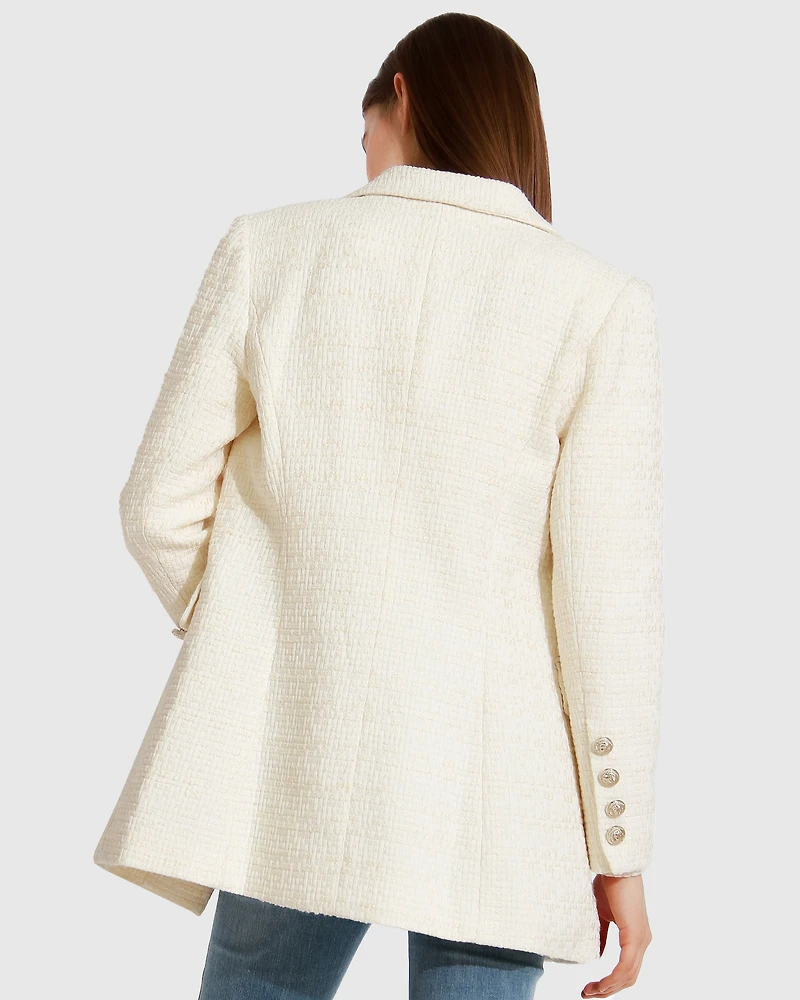 Belle & Bloom Womens Princess Polina Tweed Blazer