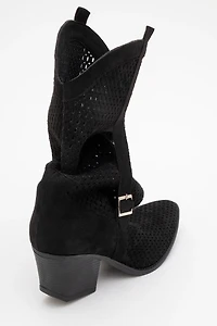 Prologue Shoes Womens Larry Western Cut-Out Summer Boots