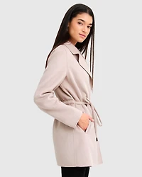Belle & Bloom Womens Electric Feel Drawstring Coat